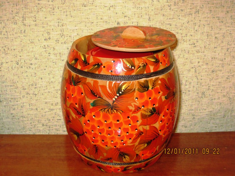 Honey Barrel (glass capacity inside)